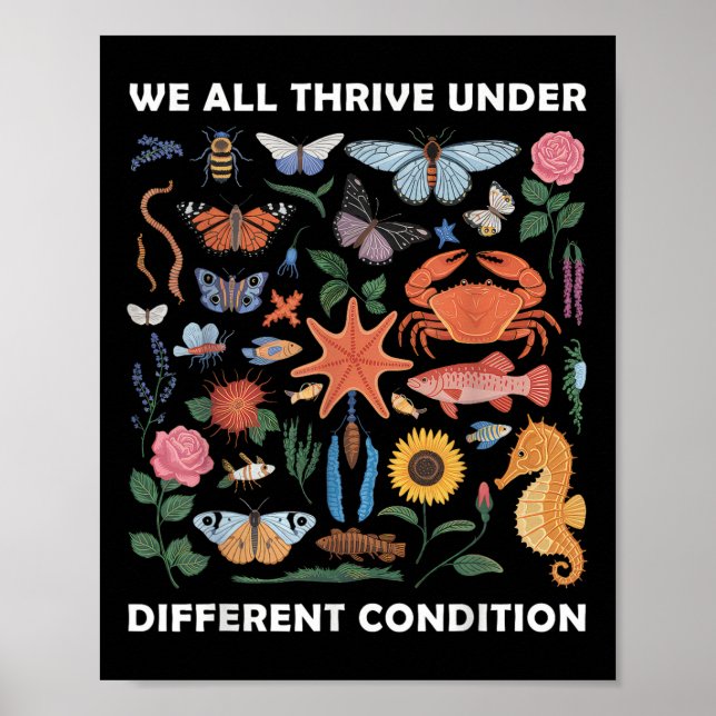 Vi springer alla under olika Villkor Neurodive Poster (Framsidan)