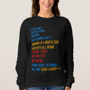 Vi springer terränglöpningströja CC löparpresent T Shirt