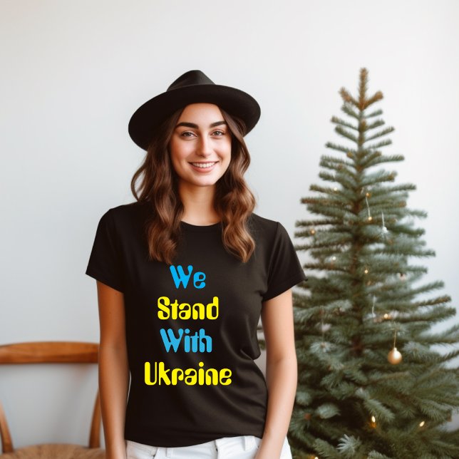 Vi står för Ukraina T Shirt (Skapare uppladdad)