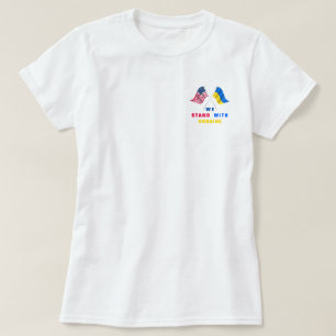 Vi står för Ukrainas stöd T-Shirt - Frihet