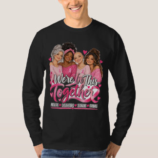 Vi Står Inför Detta Tillsammans Bröstcancermedvete T Shirt