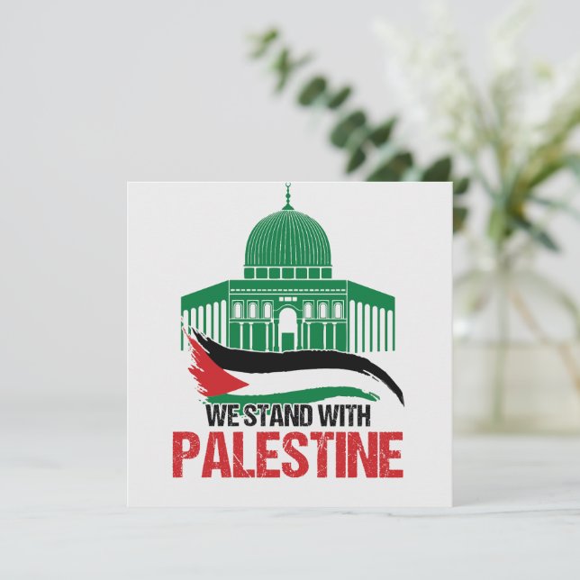 Vi står med Palestina (Stående Fram)