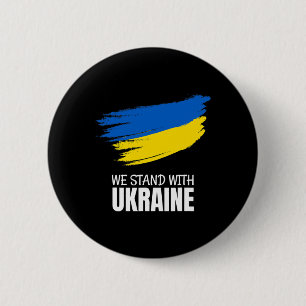 Vi Står Med Ukraina - Rädda Ukraina - Stoppa Krige Knapp