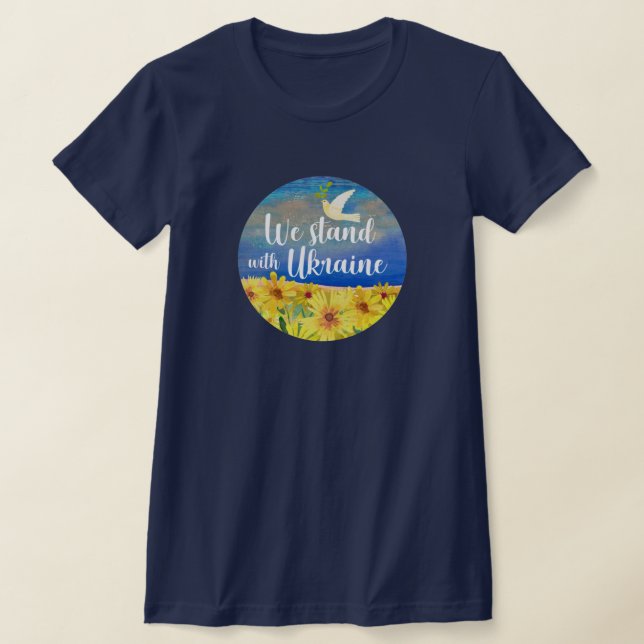VI STÅR MED UKRAINA Women's T-Shirt (Laydown)