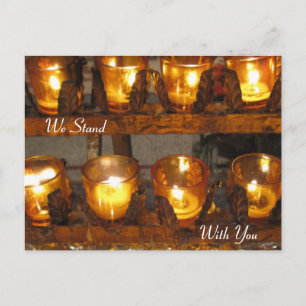 Vi står på er sida vykort