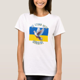 Vi står på Ukrainas sida T Shirt