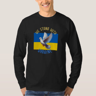 Vi står på Ukrainas sida T Shirt