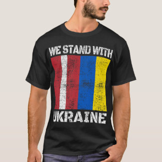 Vi står på Ukrainas sida T Shirt