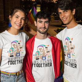 Vi står tillsammans i Pridet för HBT-personers eni T Shirt