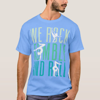 Vi Sten tumlar och roll Gymnastics Women Flip T Shirt