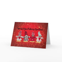 Vi sticker dig ett god julkort