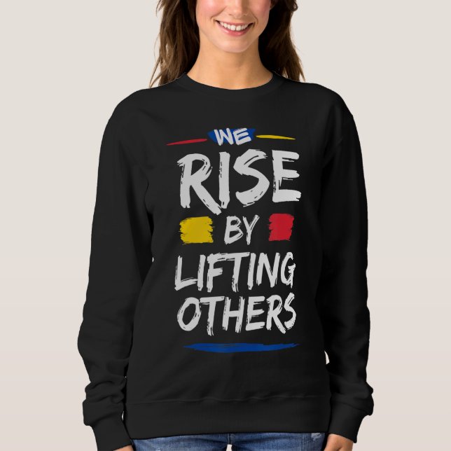 Vi Stiga upp genom att lyfta andra inspirationsoff T Shirt (Framsida)