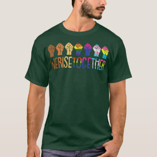 Vi Stiga upp ihop HGBTQ Pride Social Justice Equal T Shirt