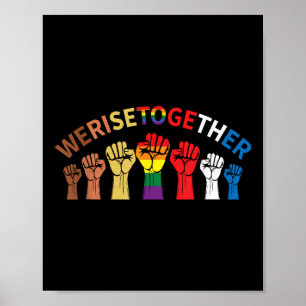 Vi Stiga upp Pridet Gay pride Lgbtq Equal Poster