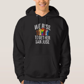 Vi Stiga upp tillsammans San Jose Lgbtq California Hoodie