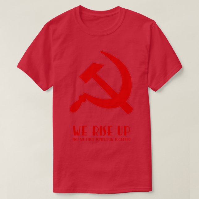 Vi stiga upp upp hammaren och avskyvärda protester t shirt (Design framsida)