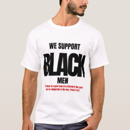 VI STÖDER BLACK MANAR T SHIRT