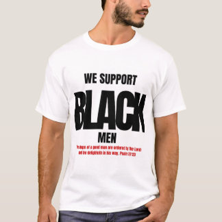 VI STÖDER BLACK MANAR T SHIRT