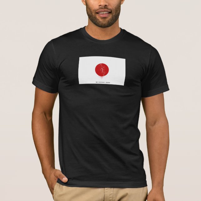 VI STÖTTAR JAPAN TRÖJA (Framsida)