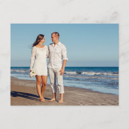 Vi stötte på Hawaii Beach bröllopsmeddelande Vykort
