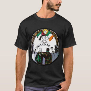 Vi strävar efter att vara fria - Irländsk palestin T Shirt