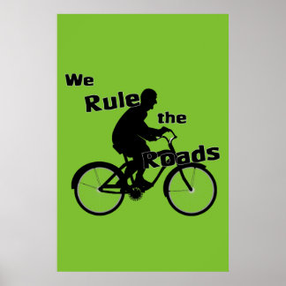 Vi styr Poster av vägar (cyklist)