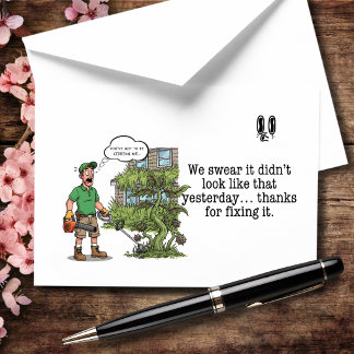 Vi svär att det inte såg ut så här igår tack kort