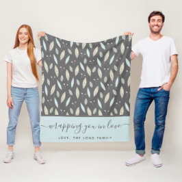 Vi sveper in dig i Kärlek Fleece Blanket