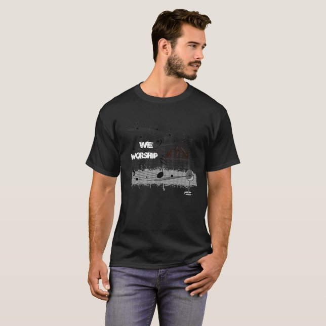 Vi T-shirt för tillbedjan (Hel framsida)