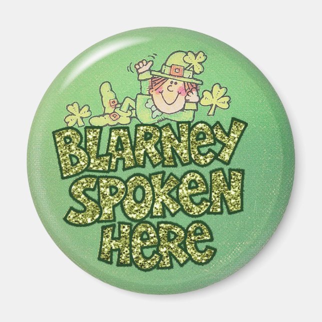 Vi talar Blarney här Magnet (Framsidan)