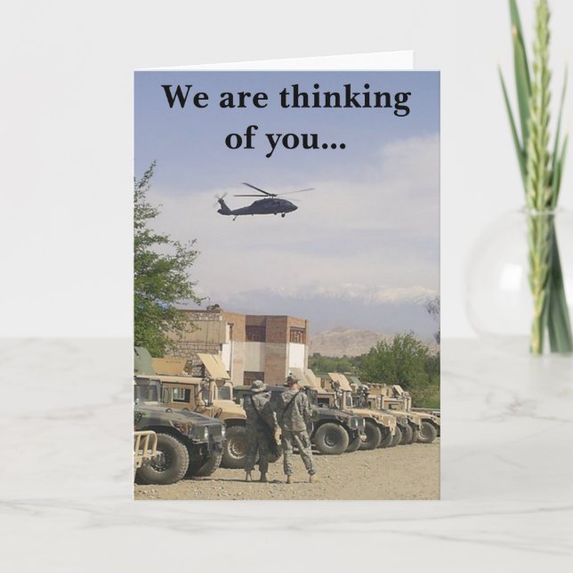 Vi tänker på dig.. kort (Framsida)
