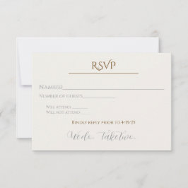 Vi tar emot två RSVP-kort OSA Kort