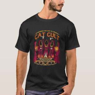 Vi tar oss till Nirvana Cat Cult Occult Art T Shirt
