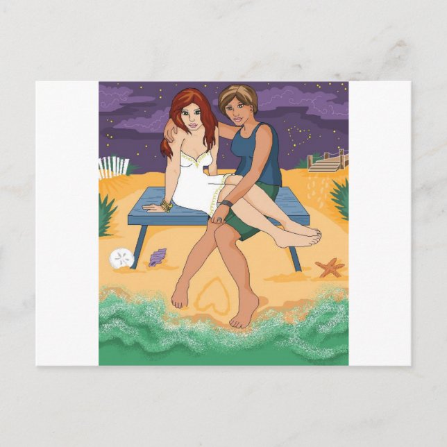 Vi tillhör havet vykort (Framsida)