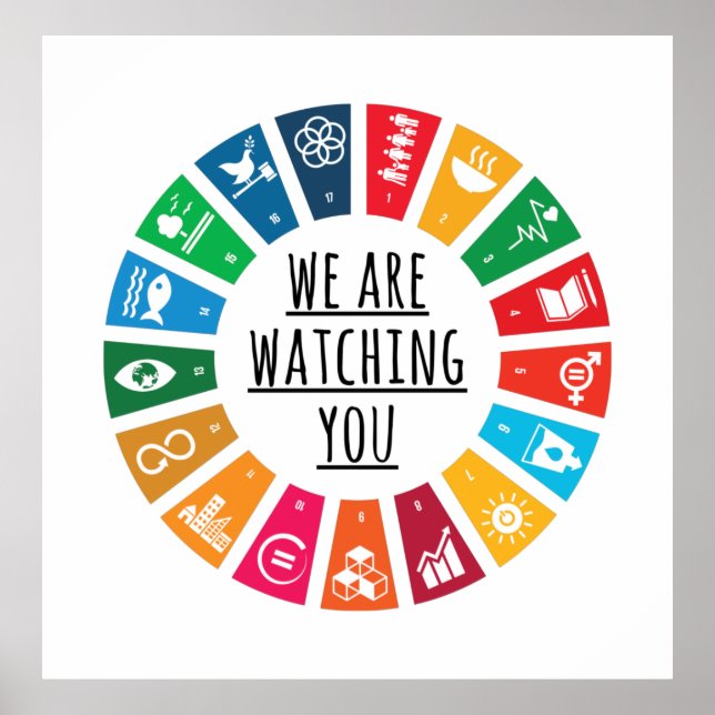 Vi tittar på dig för att signera poster (Framsidan)