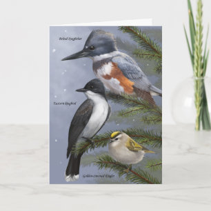 "Vi tre Kung Helgdag Bird Card Helgkort