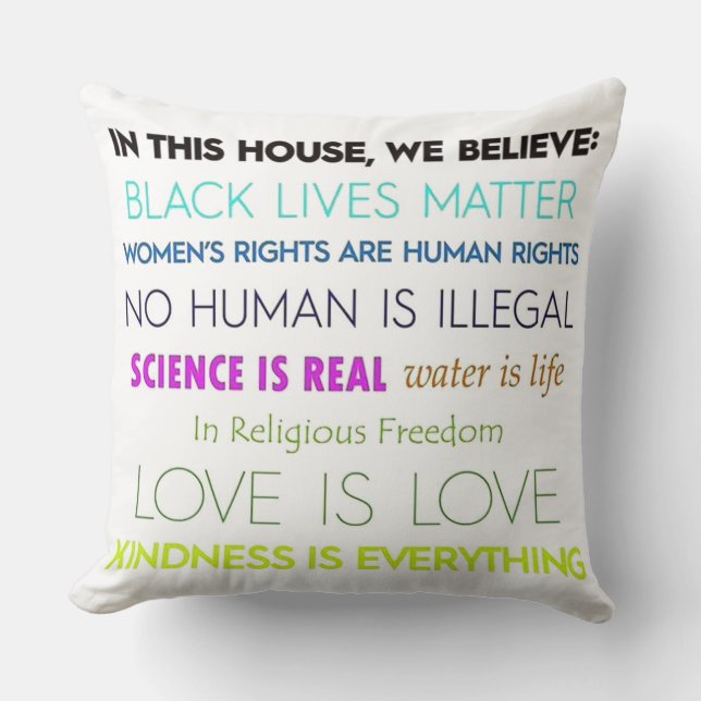 Vi tror: Pillow Kudde (Framsida)