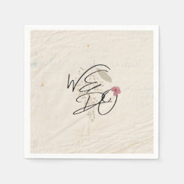 VI trycker på Chicen Shabby Garden Pappersservett