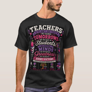 VI UNDERVISAR INTE BARA, VI FÖRÄNDRAR MORGAN T SHIRT
