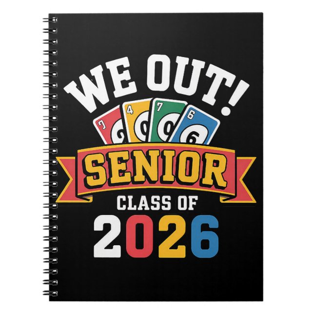 Vi Ut Seniorklass 2026 Anteckningsbok (Framsidan)