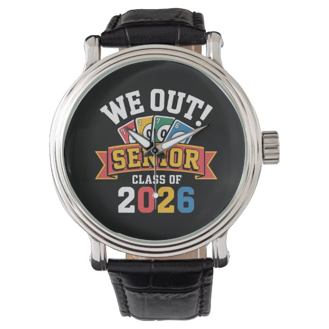 Vi Ut Seniorklass 2026 Armbandsur (Framsida)