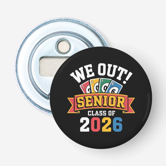 Vi Ut Seniorklass 2026 Flasköppnare (Framsidan)