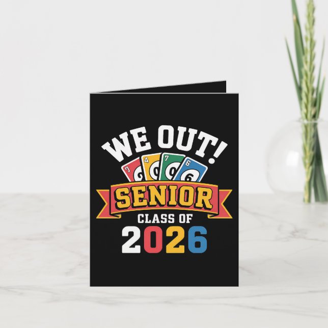 Vi Ut Seniorklass 2026 Helgkort (Framsida)
