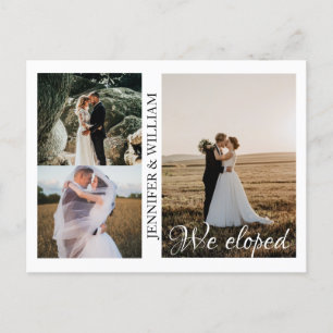 Vi utlöste ett meddelande om Photo Collage Bröllop Vykort