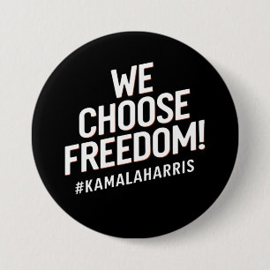 Vi väljer frihet Kamala Harris 2024 Knapp
