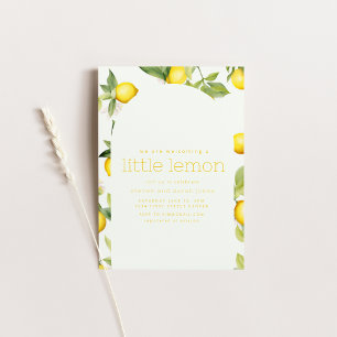 Vi välkomnar lite Lemon Inbjudningar