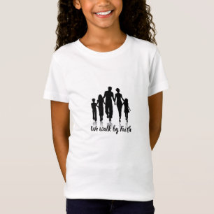 vi vandrar genom tro Familj T-Shirt