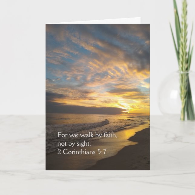 Vi vandrar i tro-kort kort (Framsida)