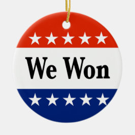 Vi vann 2026 års val julgransprydnad keramik