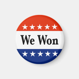 Vi vann 2026 års val magnet